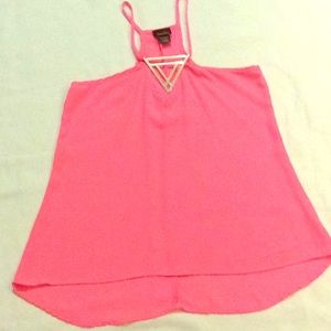 Sleeveless pink top M size